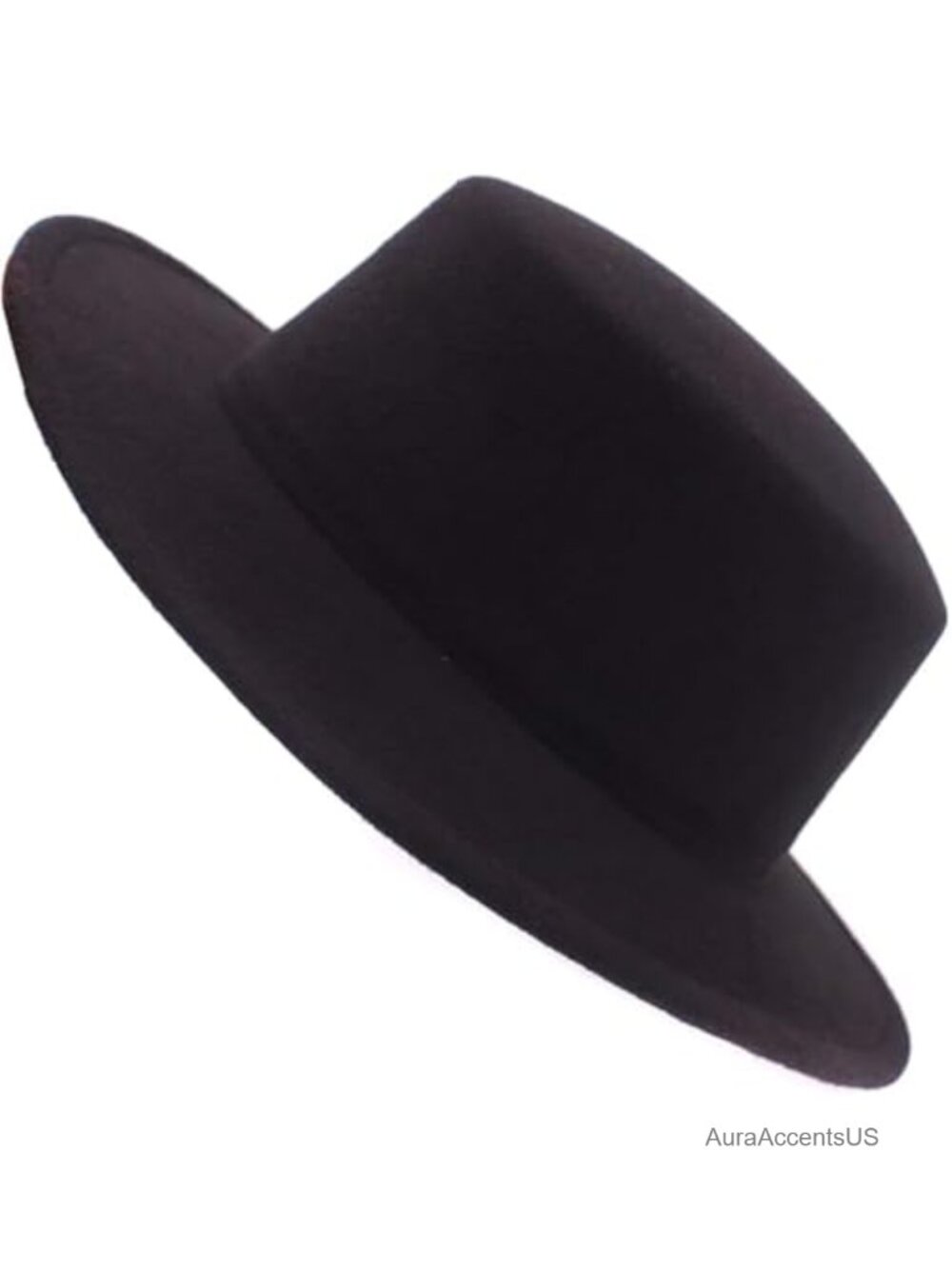 Wool Blend Fedora Hat Adjustable Band Classic Derby Cap